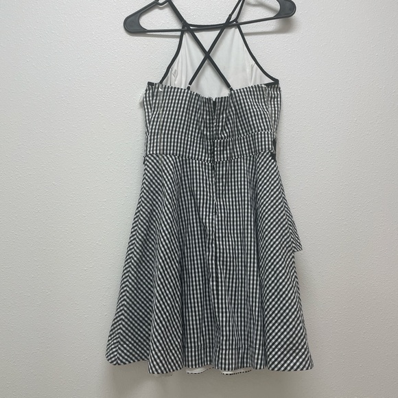 Speechless Black and White Gingham women’s Dress. Size M - Picture 7 of 9